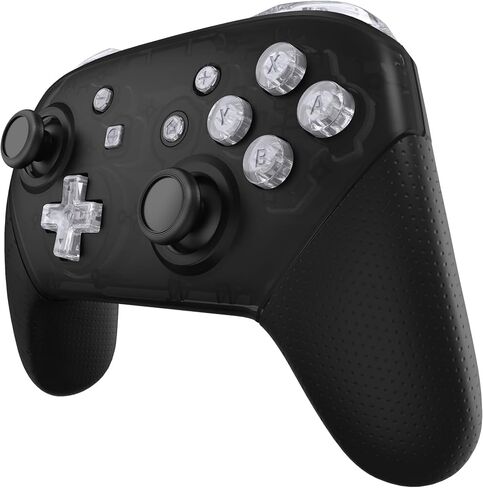 الإصلاح المتطرف البلوري CLEAR ABXY D -PAD ZL ZL L R KEYS لوحدة تحكم Nintendo Switch Pro ، أزرار مجموعة كاملة من Nintendo Switch Pro Protect in Saudi Arabia