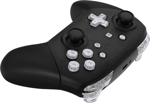الإصلاح المتطرف البلوري CLEAR ABXY D -PAD ZL ZL L R KEYS لوحدة تحكم Nintendo Switch Pro ، أزرار مجموعة كاملة من Nintendo Switch Pro Protect in Saudi Arabia