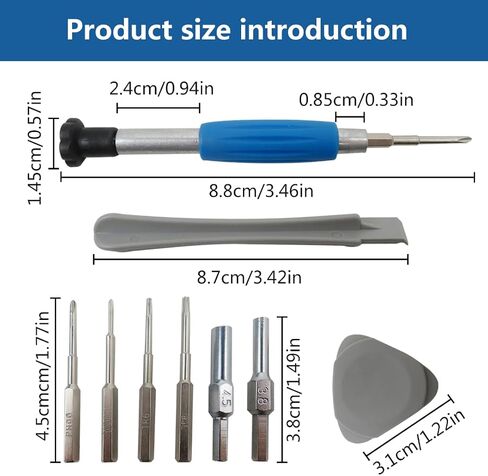 INGQI Universal Type 10 in 1 Screwdriver Tool Kit,Console Repair Kit Fit for Nintendo NES SNES N64 Wii in Saudi Arabia
