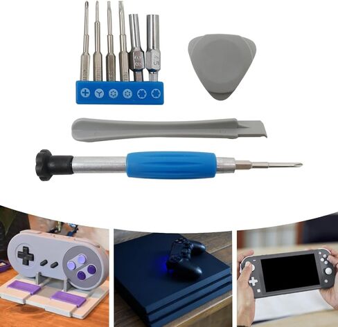 INGQI Universal Type 10 in 1 Screwdriver Tool Kit,Console Repair Kit Fit for Nintendo NES SNES N64 Wii in Saudi Arabia