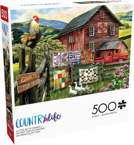 Buffalo Games - Tom Wood - A Little Bit of Heaven - 500 Piece Jigsaw Puzzle for Adults -Challenging Puzzle Perfect for Game Nights - Finished Size is 21.25 x 15.00 in Saudi Arabia