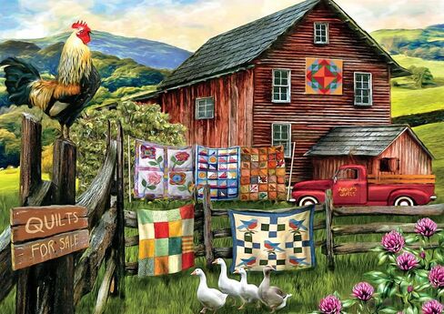 Buffalo Games - Tom Wood - A Little Bit of Heaven - 500 Piece Jigsaw Puzzle for Adults -Challenging Puzzle Perfect for Game Nights - Finished Size is 21.25 x 15.00 in Saudi Arabia