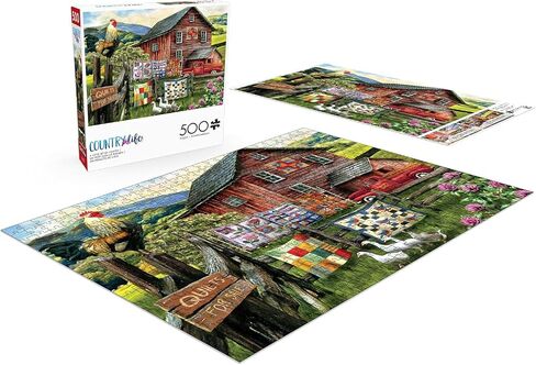 Buffalo Games - Tom Wood - A Little Bit of Heaven - 500 Piece Jigsaw Puzzle for Adults -Challenging Puzzle Perfect for Game Nights - Finished Size is 21.25 x 15.00 in Saudi Arabia