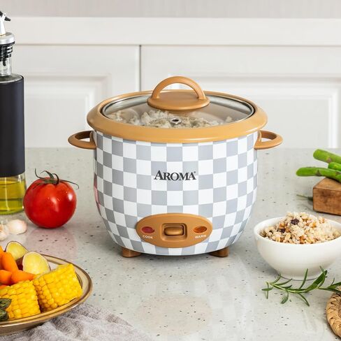 AROMA® 6-Cup (Cooked) One-Touch Pot Style Rice Cooker with CoreCoat™ PFAS-Free Nonstick Ceramic Surface (1.5 Quarts) in Saudi Arabia