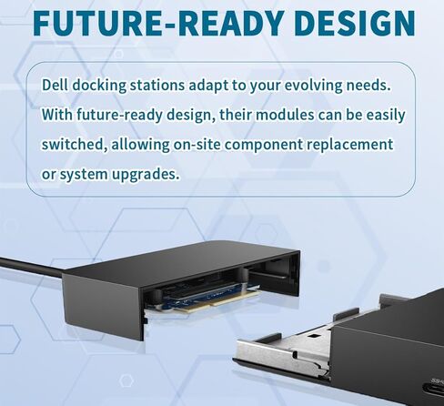 Dell WD19 180W محطة الإرساء ، HDMI/مزدوج DisplayPort ، محطة دلوب Dell مع توصيل الطاقة 130W ، دعم مراقب مزدوج ، حزمة مع محول 180W ، كابلات HDMI/DP (متجددة) in Saudi Arabia