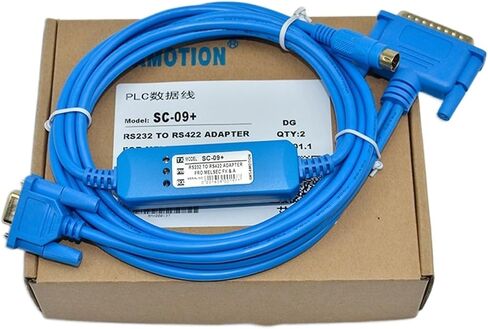 Isolated Cable SC-09 RS232 to RS485 Adapter for Melsec Compatible with FX A Cable FX0 FX0S FX1S FX0N FX1N FX2N(SC-09(Serial Port)) in Saudi Arabia