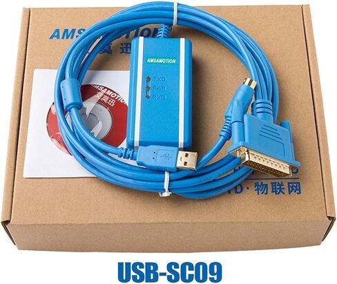 Isolated Cable SC-09 RS232 to RS485 Adapter for Melsec Compatible with FX A Cable FX0 FX0S FX1S FX0N FX1N FX2N(SC-09(Serial Port)) in Saudi Arabia