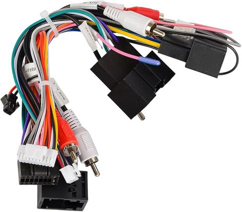 16Pins Car Radio Audio Audio Power Wire Adapter Adapter متوافق مع Ford Focus Ranger 2012-2015 F150 in Saudi Arabia