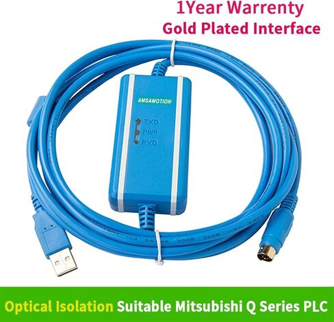 USB-QC30R2+ Suitable for Q Series Programming Cable Data Download Communication Optical Isolation Type(Isolation Type) in Saudi Arabia