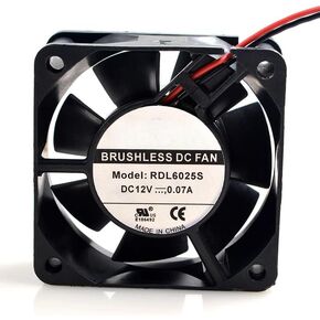 for XFAN RDL6025S 12V 0.07A 6CM 6025 2-Wire Silent Computer Case Cooling Fan in Saudi Arabia