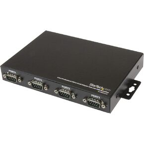 StarTech.com 2 Port USB to Serial RS232 Adapter - Wall Mountable USB to Serial Port Adapter Hub w/ COM Retention - Compatible w/ Windows XP/Vista/7/8; Windows Server 2003/2008 R2/2012 (ICUSB2322X) , Black in Kuwait