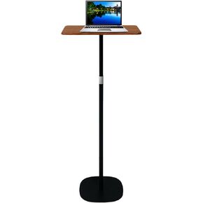 Laptop Floor Stand,Floor-Standing Adjustable Shelf,Portable Steel Workbench,for Home Outdoor Office,Stable Structure(Black) in Saudi Arabia