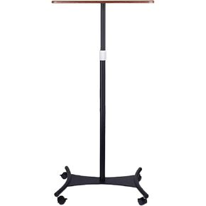 Laptop Floor Stand,Movable Standing Workbench,Adjustable Projector Shelf,Suitable for Home Outdoor Office,Easy to Move(Black) in Saudi Arabia
