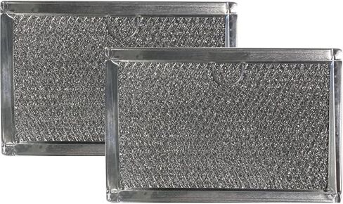 2 Pack Aluminum Mesh Grease Filter Compatible with GE Microwave Oven JVM1630BK01 JVM1630CK01 JVM1630WK01 JVM1631BK01 JVM1631CK01 JVM1631WK01 JVM3160DF1BB JVM3160DF1CC JVM3160DF1WW JVM3160DF2CC in Saudi Arabia