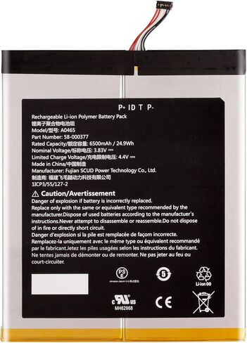 Duotipa New 58-000377 Tablet Battery for HD 10 (11th Gen，2021) T76N2B & HD 10 Plus T76N2P with Repair Tools Kit in Saudi Arabia