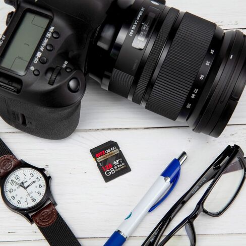 Ritz Gear 128GB High-Speed SDXC UHS-I SD Card, C10, U3, V30, Full-HD & 4K Memory Card in Saudi Arabia