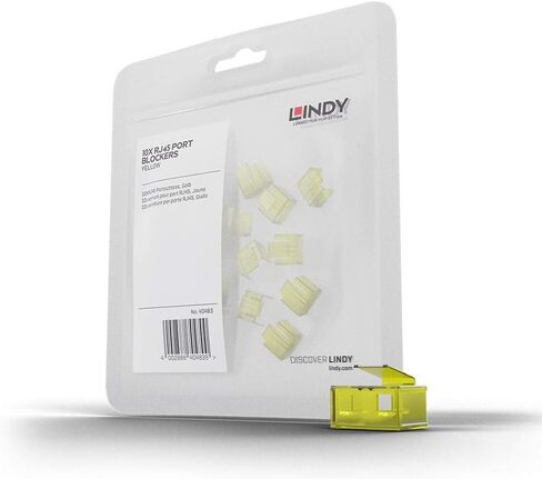 طقم امتداد Lindy RJ45 للأقفال (20 قطعة) ، أصفر in Saudi Arabia