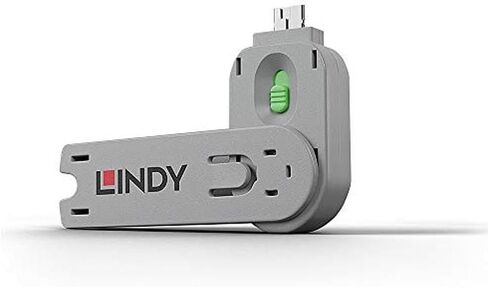Lindy USB Type A Port Blocker Key ، Green in Saudi Arabia