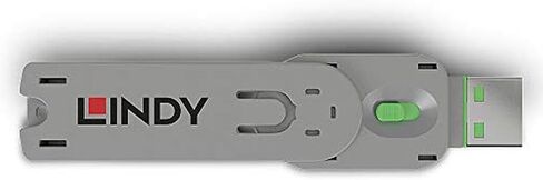 Lindy USB Type A Port Blocker Key ، Green in Saudi Arabia