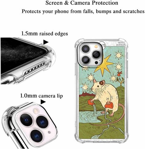 Case for iPhone 12 Pro Max مع تصميم الأبطال الخارقين ، Cartoon Comic Pop Culture Art Collage ، غطاء هاتف واضح TPU الناعم ، 6.7 "(Hero ، 12 مساءً) in Kuwait
