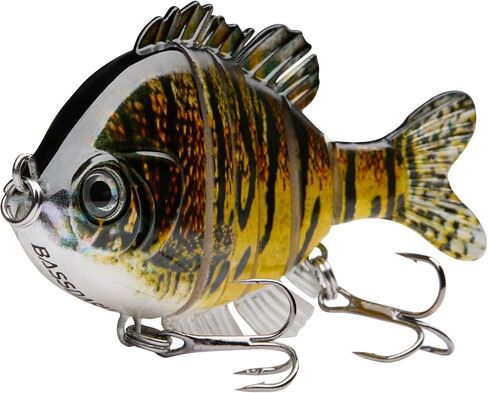 Bassdash Swimpanfish متعددة الأسماك المفصلية بلوجل سباحة سليمة باس باس صيد السمكة الصيد كرنك المملحة 3.5in/0.85 أوقية ، حزمة من 4 in Saudi Arabia