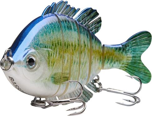 Bassdash Swimpanfish متعددة الأسماك المفصلية بلوجل سباحة سليمة باس باس صيد السمكة الصيد كرنك المملحة 3.5in/0.85 أوقية ، حزمة من 4 in Saudi Arabia