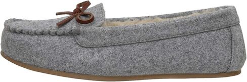 Cushionaire Women's Sabina Moccasin Slipper +Memory Foam , BROWN 8 in Saudi Arabia