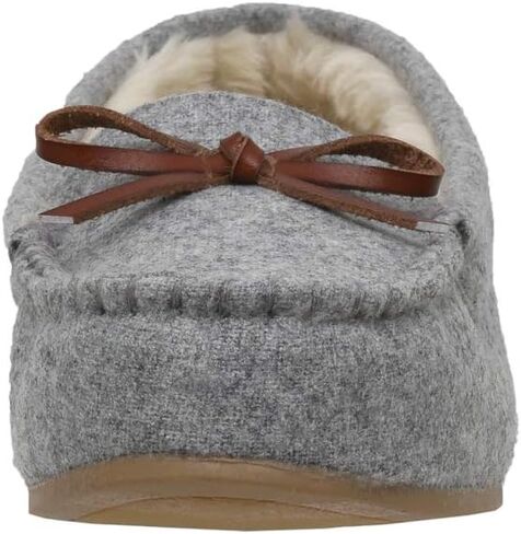 Cushionaire Women's Sabina Moccasin Slipper +Memory Foam , BROWN 8 in Saudi Arabia