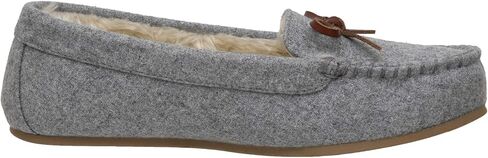 Cushionaire Women's Sabina Moccasin Slipper +Memory Foam , BROWN 8 in Saudi Arabia
