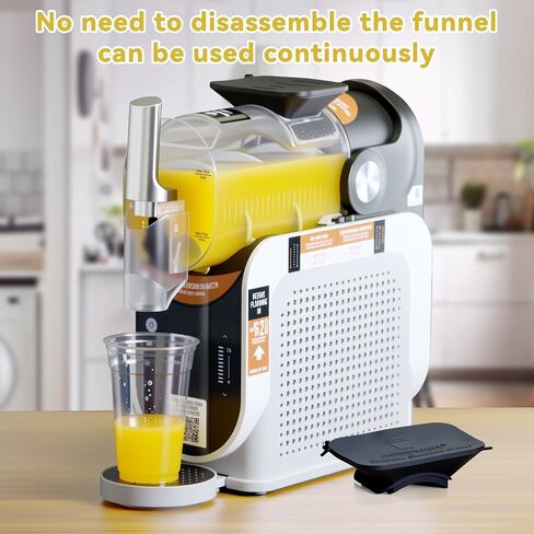 Silicone Funnel with Lid Compatible with Ninja Slushie Machine, Food Grade Funnel for Ninja Slushie Machine FS301 in Kuwait
