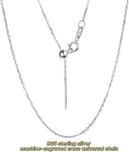 Elegant Pearl Necklace for Women - Adjustable 45cm Silver Plated 18K White Gold Chain with 8-9mm Real Pearl, Perfect Gift for mom in Kuwait