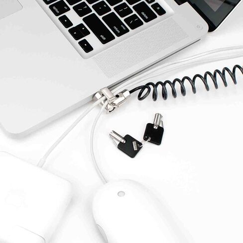 Maclocks CL15C 4-Foot Universal Laptop MacBook Keyed Coil Cable Lock Security Slot Compatible in Saudi Arabia