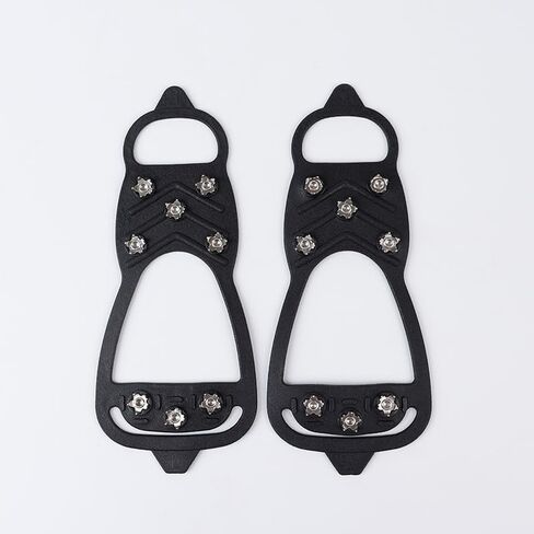 Non Slip Gripper Spike Ice Cleats for Shoes and Boots with 8 Steel Studs Crampons in Saudi Arabia