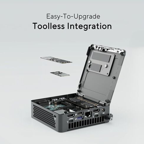ASUS NUC 15 Pro Tall Barebones Mini PC with Intel Series 2 Core Ultra 7 255H, up to 96GB DDR5 RAM, Dual Storage, Thunderbolt™ 4, Wi-Fi 7 & Bluetooth 5.4, Toolless Chassis Access, VESA Mount Included in Saudi Arabia