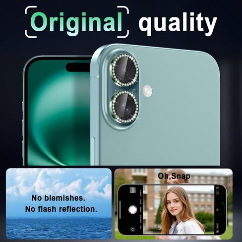 Casetego for iPhone 18 Pro Camera Lens Protector,9H Hardness,Scratch Resistant,Ultra-thin Tempered Glass,Metal Individual Camera Cover for Women,Case Friendly,Cherry in Saudi Arabia