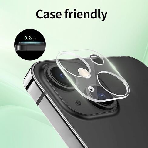 BLEUM CADE 3 Pack Camera Lens Protector for iPhone 16 Pro, Full Coverage, Anti-Scratch, 9H Hardness Tempered Glass in Saudi Arabia