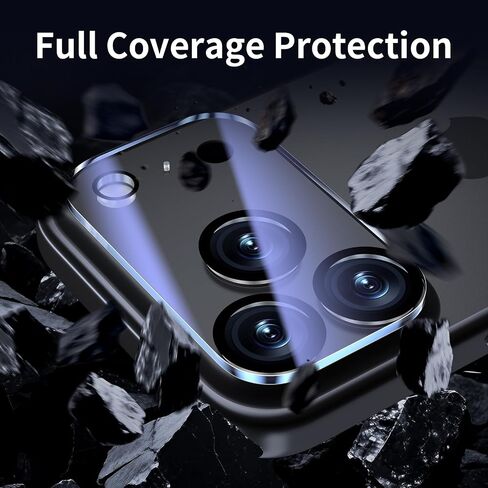 SWUU 2 Pack Camera Lens Protector Compatible with iPhone 6.3", Military-Grade 9H Tempered Glass, Shatterproof & Anti-Scratch, HD Clear, No Fingerprint, Case-Friendly in Kuwait