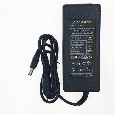 5V10A محول الطاقة LED مصباح المصباح إمدادات الطاقة 5V DC تزويد الطاقة in Saudi Arabia