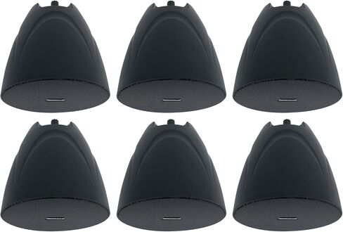 Rockville 6 Pen-525T Black 5.25 "70V معلقة مكبرات صوت معلقة للمطعم/البار in Saudi Arabia