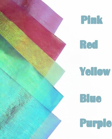 6 Colors Thick Fly Tying Embossed Rainbow Film Sabiki Rig Making Shrimp Flash Back Wings Scud Nymph Fly Tying Materials in Saudi Arabia
