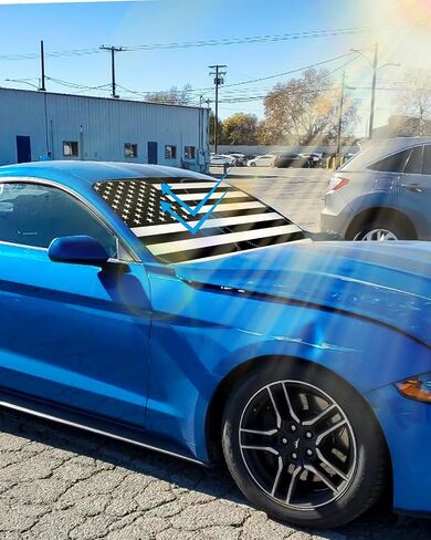 مظلة الشمس للزجاج الأمامي من BESTVIEW متوافقة مع Ford Mustang 2015-2023، واقي حاجب الشمس العاكس القابل للطي، مادة مطورة 5 طبقات 240T in Saudi Arabia