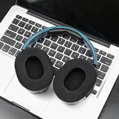 Soulwit Cooling-Gel Aypads لـ Skullcandy Hesh 3/ANC/EVO & Crusher Wireless/ANC/EVO & EVO & ANC Over-Ear ، وسائد أذن مع نسيج حريري ثلج-أسود in Saudi Arabia