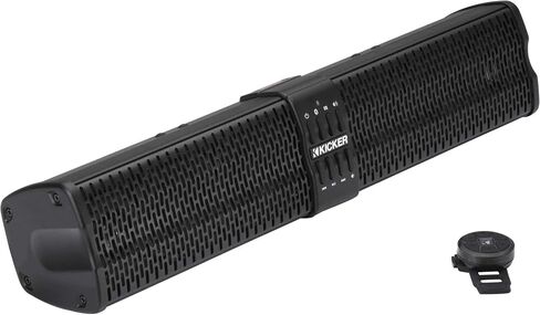 KICKER 47KPB1 PowerBar, 20-inch (51cm) UTV Bluetooth Powered Speaker System, Black Weather-Proof Enclosure, 4-Woofers, 2-Tweeters, 150 Watts RMS in Saudi Arabia