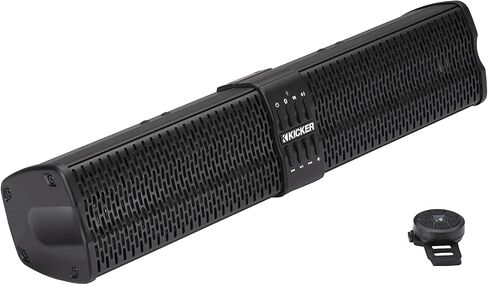KICKER 47KPB1 PowerBar, 20-inch (51cm) UTV Bluetooth Powered Speaker System, Black Weather-Proof Enclosure, 4-Woofers, 2-Tweeters, 150 Watts RMS in Saudi Arabia