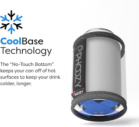 PHOOZY Insulated Can Cooler for 12 oz Cans - Patented Drink Sleeve with NASA-Inspired Technology - Keeps Beer, Soda & Sparkling Water Cold Longer - Lightweight Outdoor Can Holder - Black Camo in Saudi Arabia