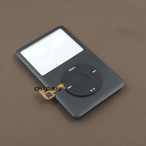 مجموعة كاملة من الأطباق السوداء الأمامية الأمامية السوداء الخلفية للمعادن ClickWheel لأجهزة iPod 7th كلاسيكية رقيقة 160 جيجابايت A1238 in Kuwait