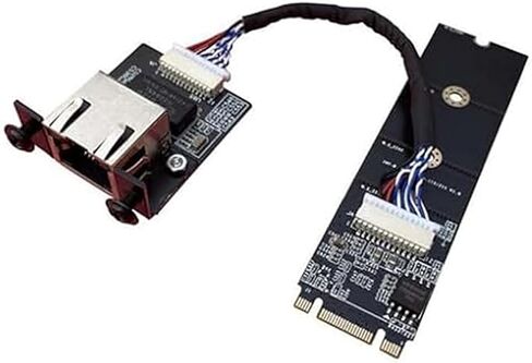 WayPonDEV M.2 A E Key to 2.5 Gigabit Ethernet Module, i225v i226v 2.5G Ethernet Server NIC, 10/100/1000/25000 Mbps RJ45 LAN, Multi-Gigabit M.2 Network Card, Support 2230 (15CM, i226 M.2 A+E Key) in Saudi Arabia
