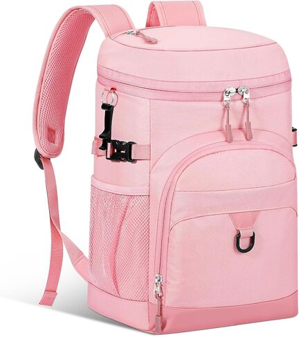 حقيبة ظهر باردة ، 22L مقاوم للماء بروريدات الظهر الناعمة تسرب حقيبة غداء على الشاطئ المعزولة للتخييم في الصيد ، الشاطئ ، المشي لمسافات طويلة ، السفر in Kuwait