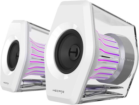 مكبرات الصوت Edifier G2000 Pro 2.0 RGB مع طاقة 64W ، 270 درجة من TempofLow ™ Light Sync ، الصوت المحيطي الظاهري 7.1 - Bluetooth 5.4/USB -C/AUX للكمبيوتر الشخصي ، PS5 ، Xbox (أسود) in Saudi Arabia