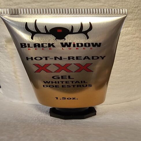 Black Widow Deer Lures Hot-N-Ready XXX Gel Whitetail Doe Estrus in Saudi Arabia